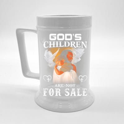 Gods Children Are Not For Sale Beer Stein