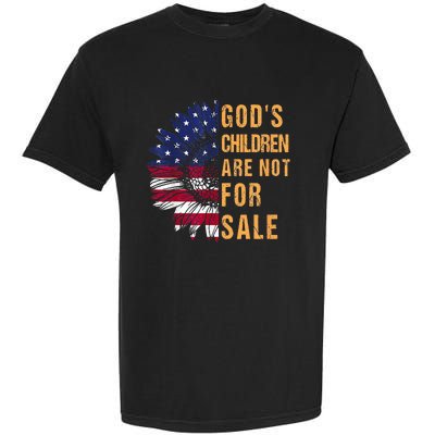 Gods Children Are Not For Sale Funny Political Garment-Dyed Heavyweight T-Shirt