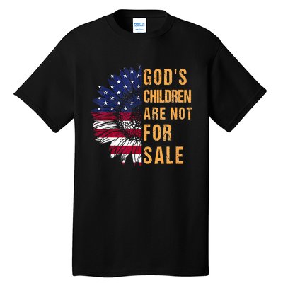 Gods Children Are Not For Sale Funny Political Tall T-Shirt