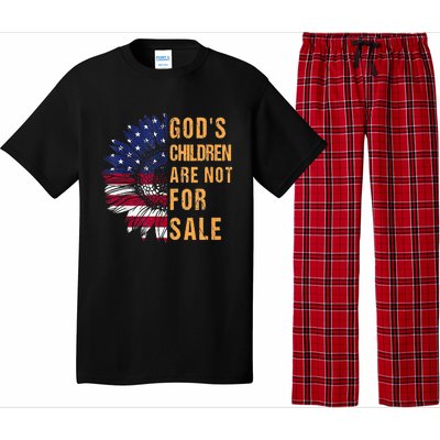 Gods Children Are Not For Sale Funny Political Pajama Set