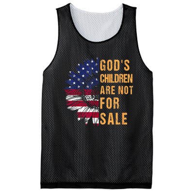 Gods Children Are Not For Sale Funny Political Mesh Reversible Basketball Jersey Tank