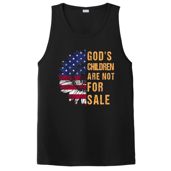 Gods Children Are Not For Sale Funny Political PosiCharge Competitor Tank