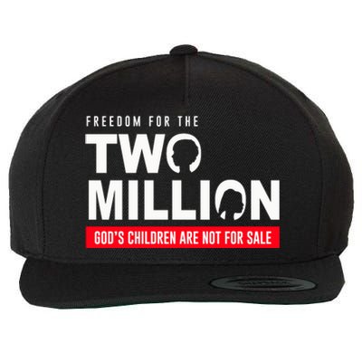 Gods Children Are Not For Sale Embracing Sound Of Freedom Wool Snapback Cap