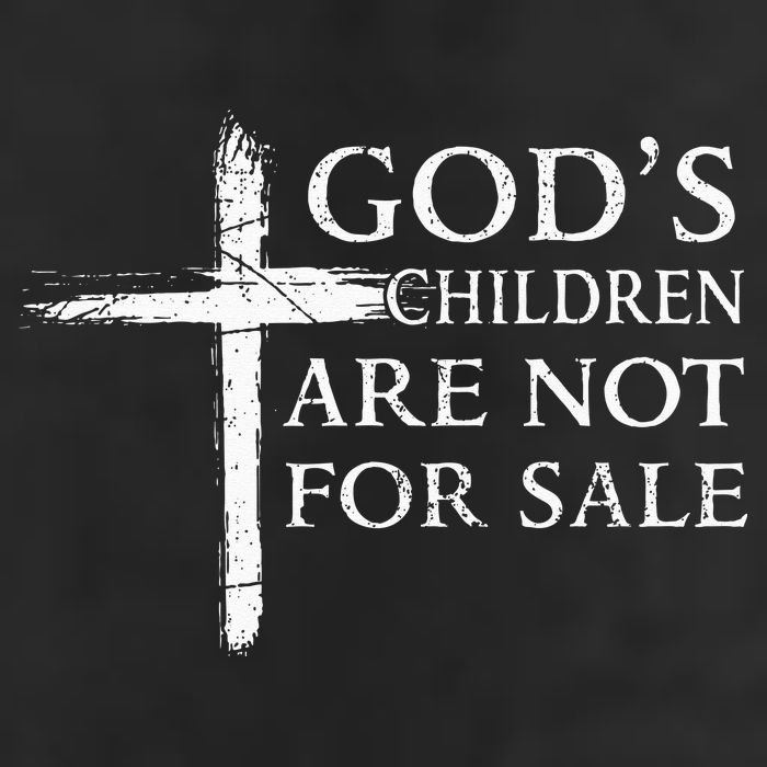 Gods Children Are Not For Sale Cross Christian Golf Towel