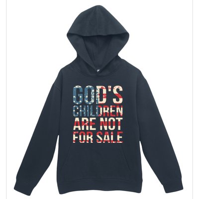 Gods Children Are Not For Sale Funny Political Urban Pullover Hoodie