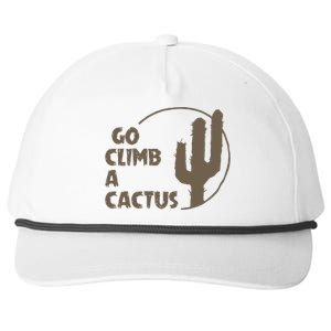 Go Climb A Cactus Snapback Five-Panel Rope Hat