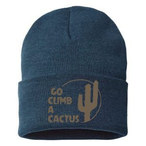 Go Climb A Cactus Sustainable Knit Beanie