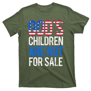 Gods Children Are Not For Sale Funny Political T-Shirt