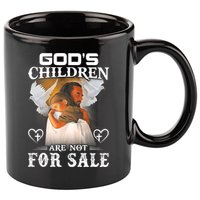 Gods Children Are Not For Sale Protect Children 11oz C Handle Ceramic Mug