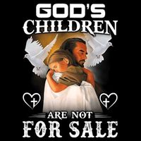 Gods Children Are Not For Sale Protect Children 16 in Basic Backpack
