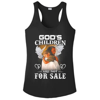 Gods Children Are Not For Sale Protect Children Ladies PosiCharge Competitor Racerback Tank