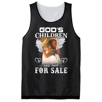 Gods Children Are Not For Sale Protect Children Mesh Reversible Basketball Jersey Tank