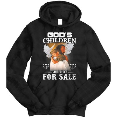 Gods Children Are Not For Sale Protect Children Tie Dye Hoodie