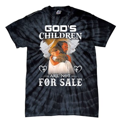 Gods Children Are Not For Sale Protect Children Tie-Dye T-Shirt