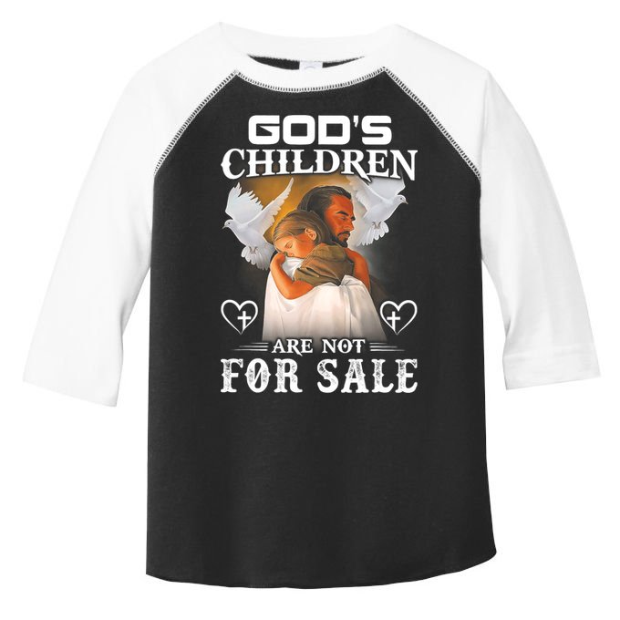 Gods Children Are Not For Sale Protect Children Toddler Fine Jersey T-Shirt