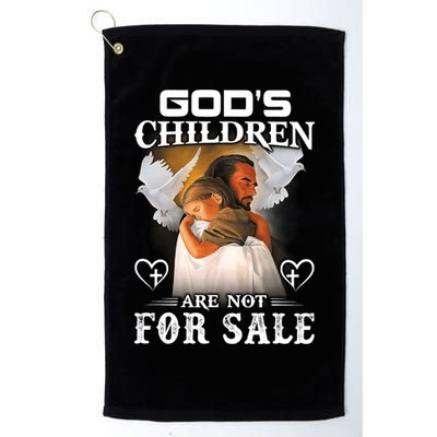 Gods Children Are Not For Sale Protect Children Golf Towel