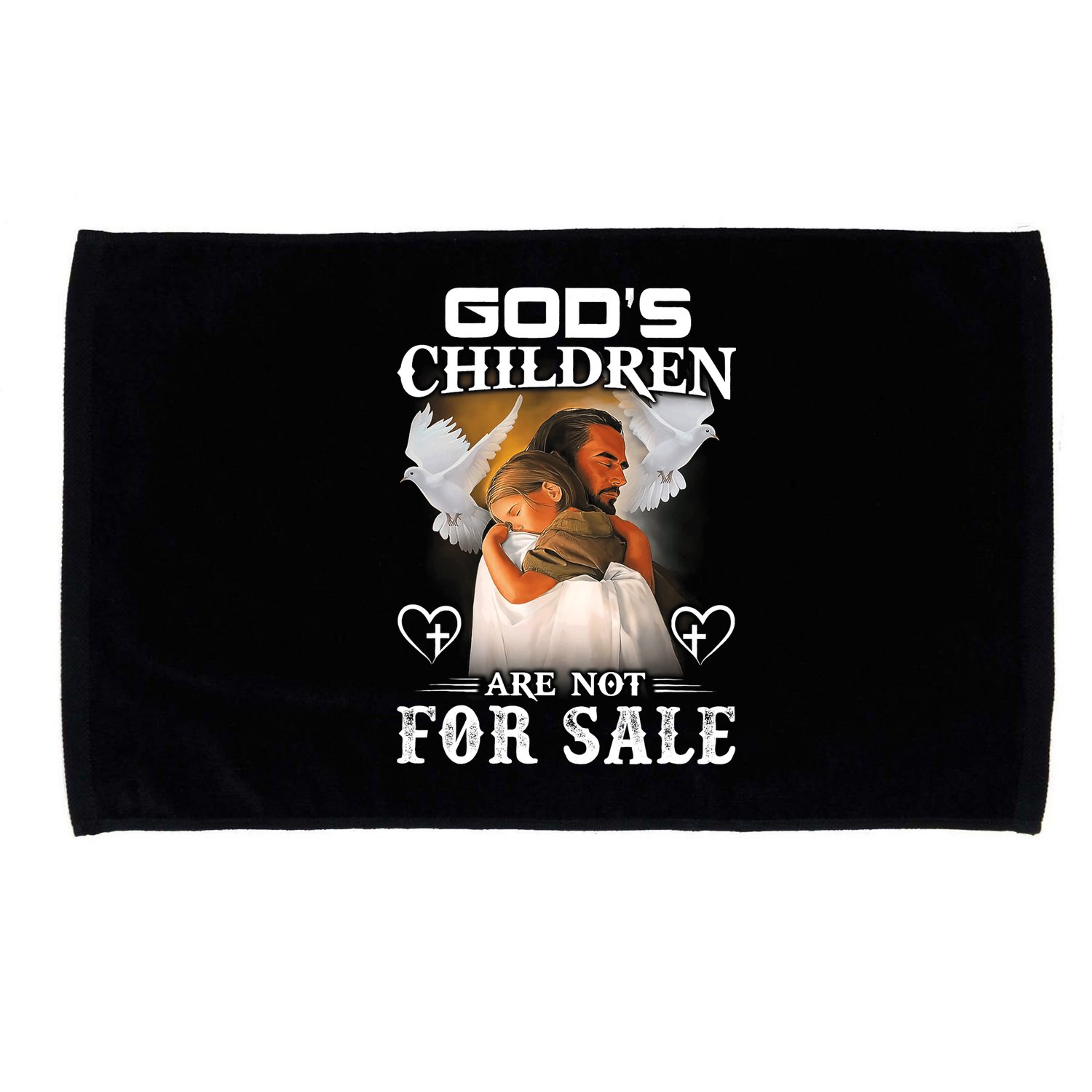 Gods Children Are Not For Sale Protect Children Microfiber Hand Towel