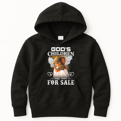 Gods Children Are Not For Sale Protect Children Kids Hoodie