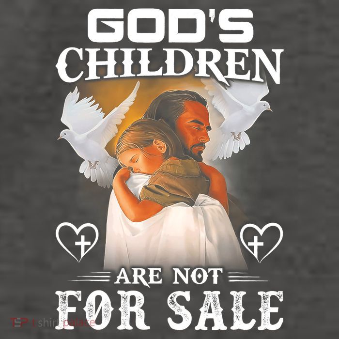 Gods Children Are Not For Sale Protect Children Vector Backpack