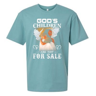 Gods Children Are Not For Sale Protect Children Sueded Cloud Jersey T-Shirt