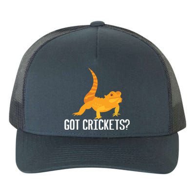 Got Crickets? Bearded Dragon Reptile Lizard Lover Cool Gift Yupoong Adult 5-Panel Trucker Hat