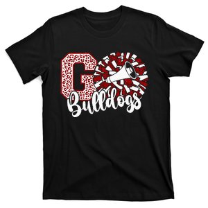 Go Cheer Bulldogs Sports Name T-Shirt