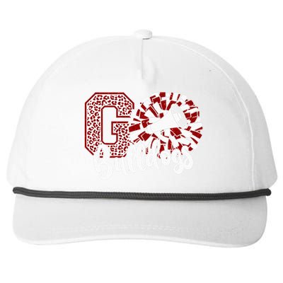 Go Cheer Bulldogs Sports Name Snapback Five-Panel Rope Hat