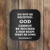 God Cannot Be Mocked By Drag Queens Wear God Is Not Mocked Last Supper Mockery Coaster
