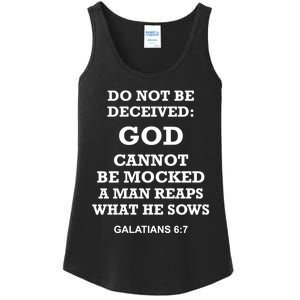 God Cannot Be Mocked By Drag Queens Wear God Is Not Mocked Last Supper Mockery Ladies Essential Tank