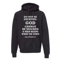 God Cannot Be Mocked By Drag Queens Wear God Is Not Mocked Last Supper Mockery Premium Hoodie