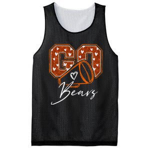 Go Cheer Bears Design Mesh Reversible Basketball Jersey Tank