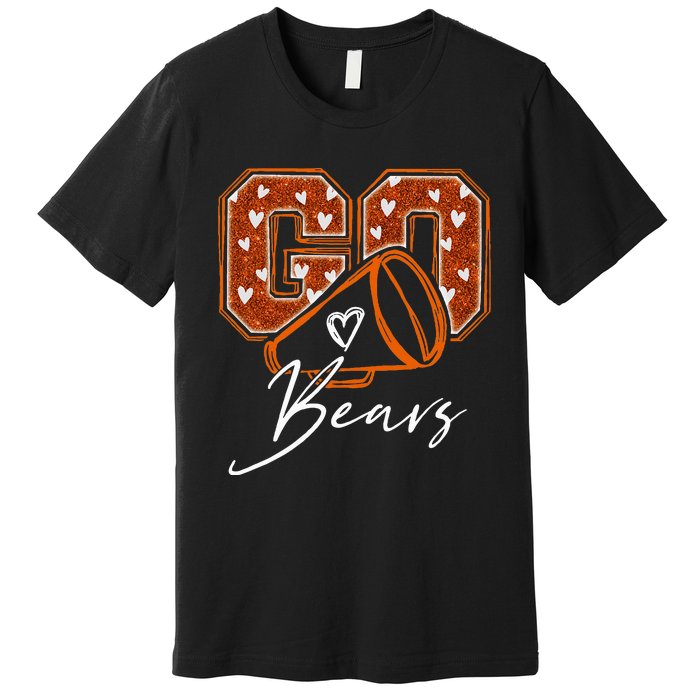 Go Cheer Bears Design Premium T-Shirt