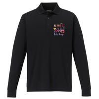 Girl Cruise Blame It On The Drink Package Drinking Booze Performance Long Sleeve Polo