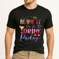 Girl Cruise Blame It On The Drink Package Drinking Booze Performance Shirt