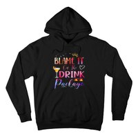 Girl Cruise Blame It On The Drink Package Drinking Booze Hoodie