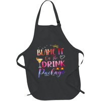 Girl Cruise Blame It On The Drink Package Drinking Booze Apron