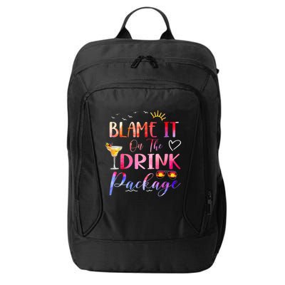Girl Cruise Blame It On The Drink Package Drinking Booze City Backpack