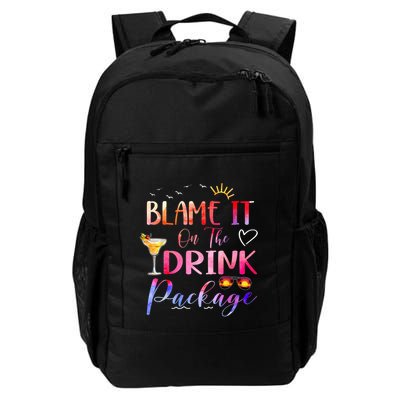 Girl Cruise Blame It On The Drink Package Drinking Booze Backpack