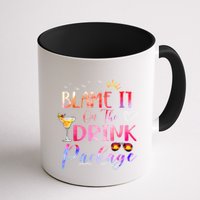 Girl Cruise Blame It On The Drink Package Drinking Booze Mug