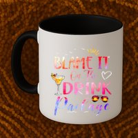 Girl Cruise Blame It On The Drink Package Drinking Booze Mug