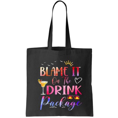Girl Cruise Blame It On The Drink Package Drinking Booze Bag