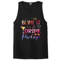 Girl Cruise Blame It On The Drink Package Drinking Booze PosiCharge Competitor Tank