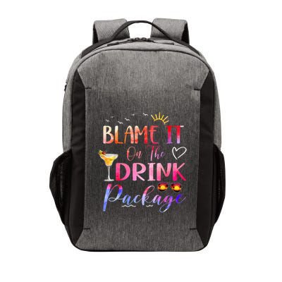 Girl Cruise Blame It On The Drink Package Drinking Booze Vector Backpack