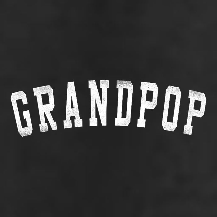 Grandpop Classic Bold Font FatherS Day Grandpop Raglan Baseball 7 Panel Mesh Trucker Snapback Hat