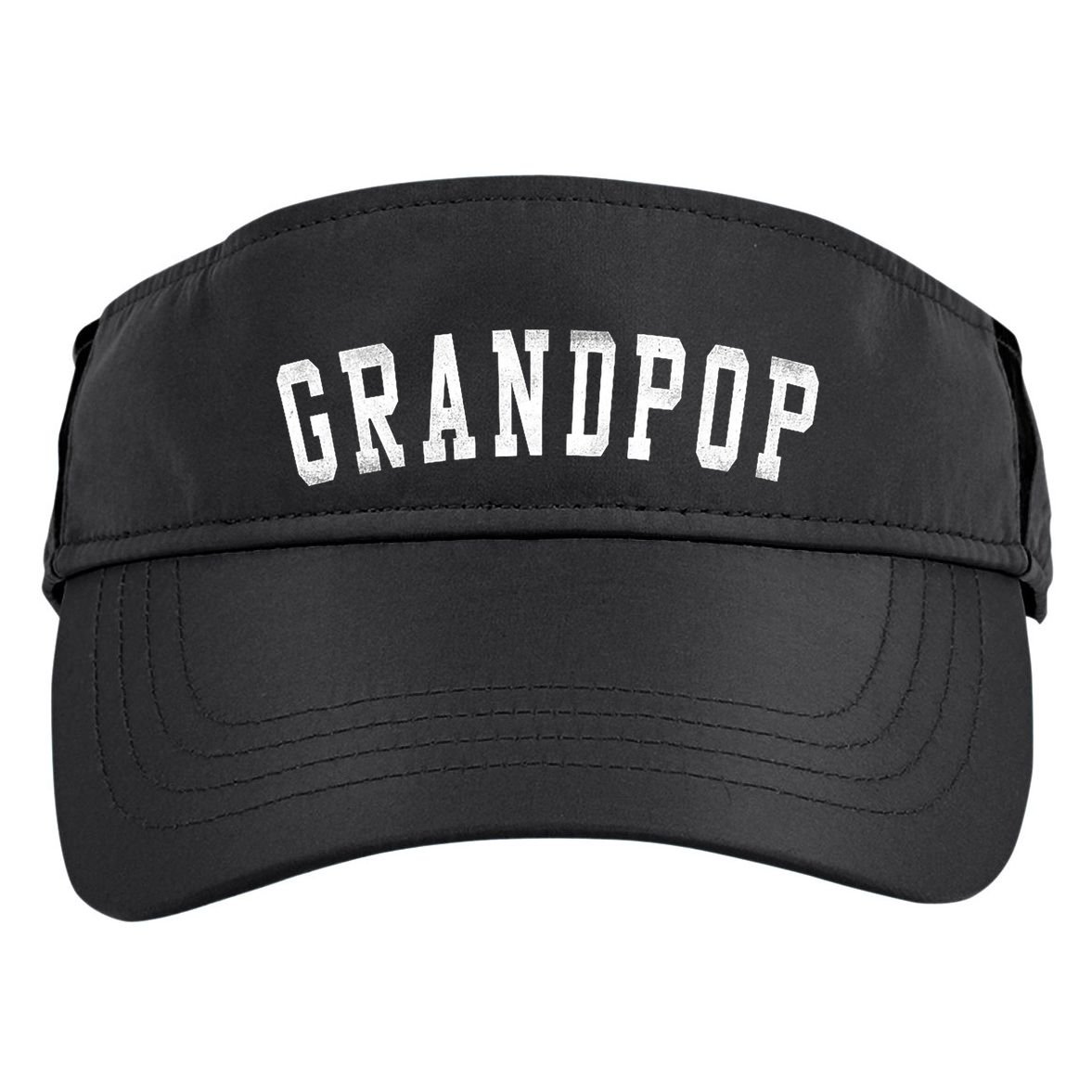 Grandpop Classic Bold Font FatherS Day Grandpop Raglan Baseball Adult Drive Performance Visor