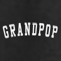 Grandpop Classic Bold Font FatherS Day Grandpop Raglan Baseball Adult Drive Performance Visor