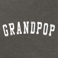 Grandpop Classic Bold Font FatherS Day Grandpop Raglan Baseball Cotton Canvas Backpack