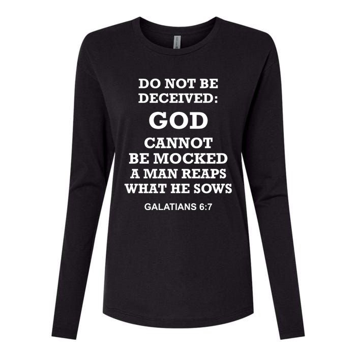 God Cannot Be Mocked By Drag Queens Wear God Is Not Mocked Last Supper Mockery Womens Cotton Relaxed Long Sleeve T-Shirt