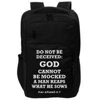 God Cannot Be Mocked By Drag Queens Wear God Is Not Mocked Last Supper Mockery Impact Tech Backpack