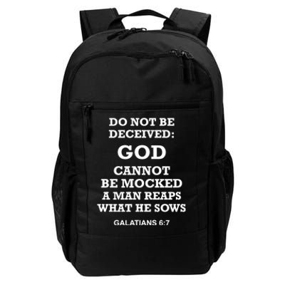 God Cannot Be Mocked By Drag Queens Wear God Is Not Mocked Last Supper Mockery Daily Commute Backpack